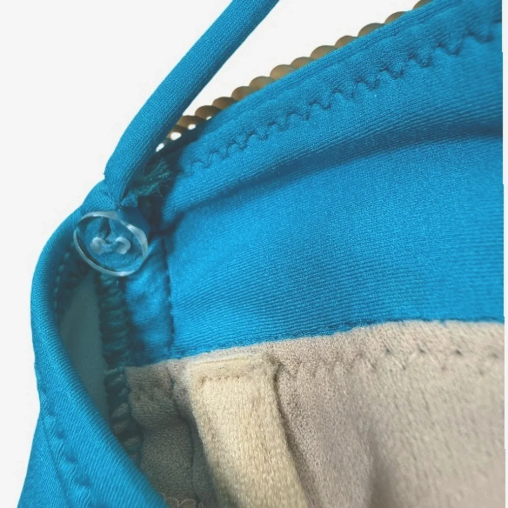 LA PERLA | Bandeau Bikini Top Luxury Italian Swimwear Beach Resort Vacation